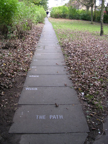 david harding poetry path 1976